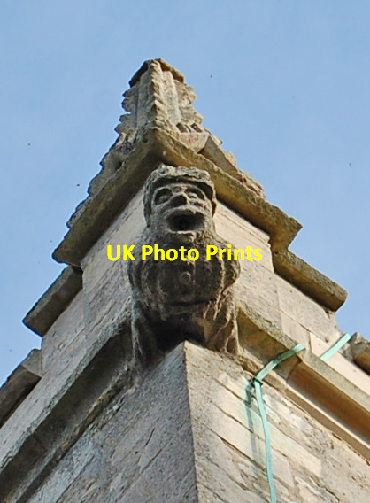 Photo 6"x4" Gargoyle on Metheringham Church Metheringham c2012