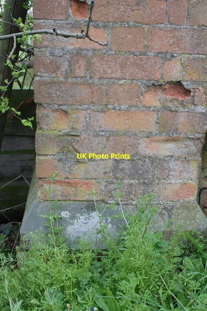 Photo 6"x4" Benchmark on wall of Scalford Road Melton Mowbray c2012