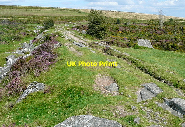 Photo 6"x4" Tramway at Haytor quarry Haytor Vale c2012
