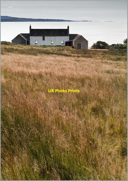 Photo 6"x4" Barnhill from field to the north Kinuachdrachd c2012