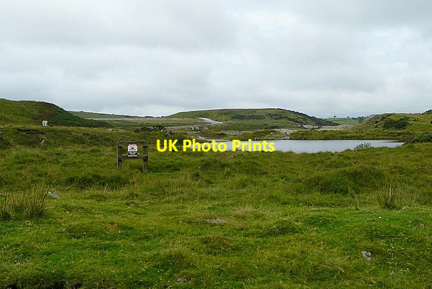 Photo 6"x4" Shaugh Lake china clay works Shaugh Prior c2012
