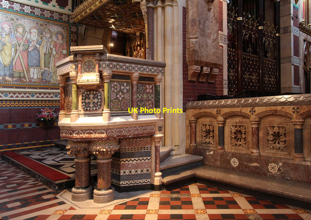 Photo 6"x4" All Saints, Margaret Street - Pulpit London c2012
