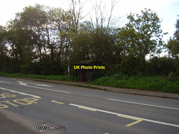 Photo 6"x4" Bus stop on the A3052 Clyst St George c2012