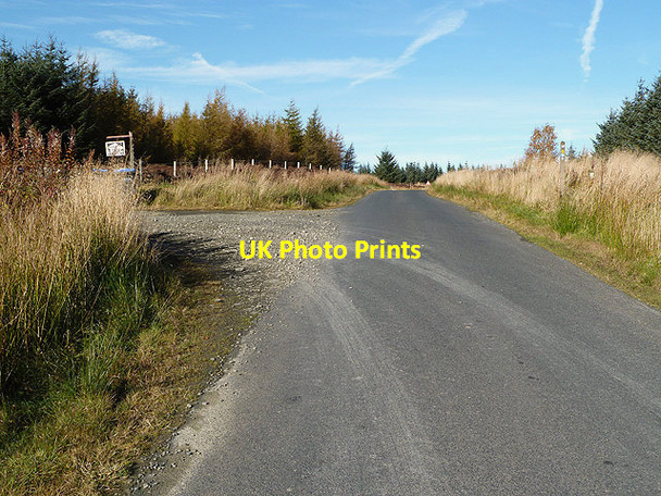 Photo 6"x4" The Woll Rig road near Ashkirk Wollrig c2012