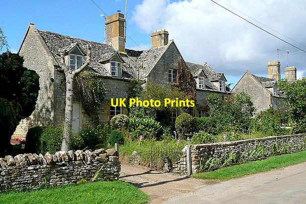Photo 6"x4" Houses at Taddington Taddington\/SP0831 c2012