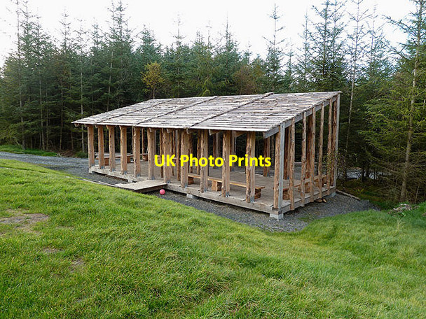 Photo 6"x4" The Forest Pitch Pavilion near Selkirk Greenhead\/NT4929 c2012