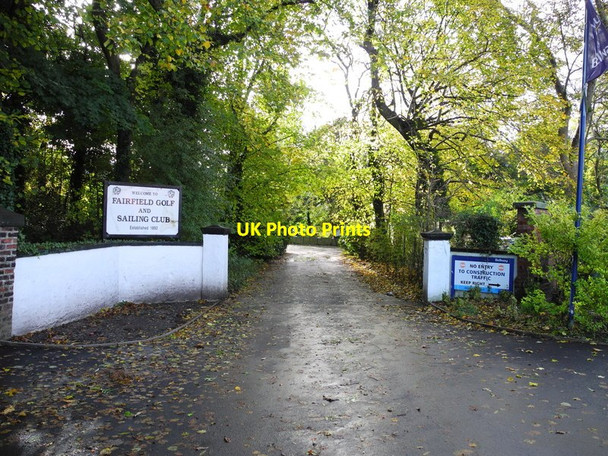 Photo 6"x4" Entrance to Fairfield Golf and Sailing Club Droylsden c2012
