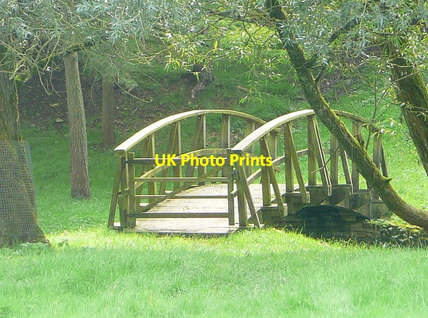 Photo 6"x4" Bridge over the Brook Farmington c2012