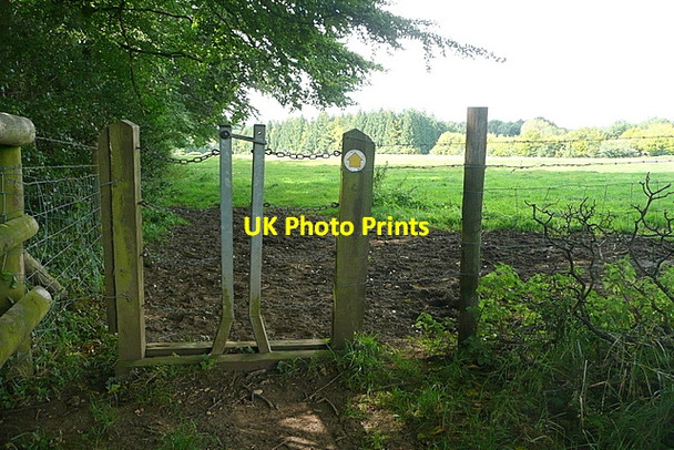 Photo 6"x4" Gate at Clark's Copse Sherborne\/SP1714 c2012
