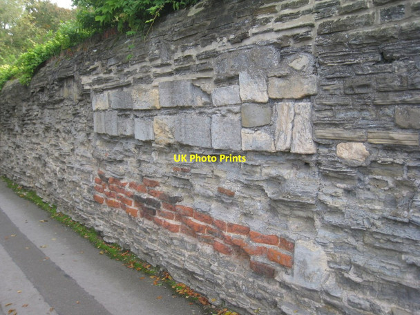 Photo 6"x4" Patching in the Friary wall Newark-on-Trent c2012
