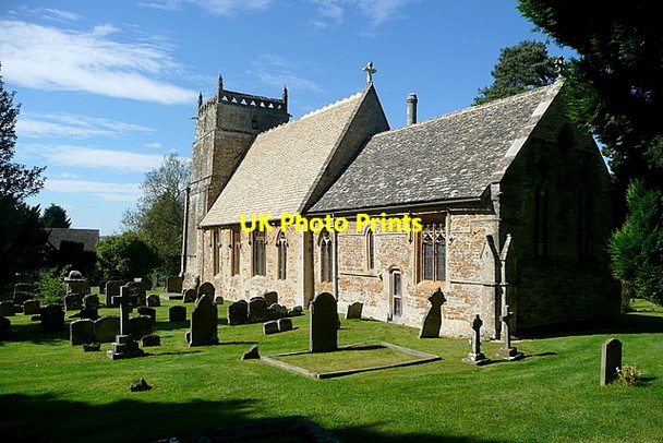 Photo 6"x4" Wyck Rissington church Wyck Rissington c2012