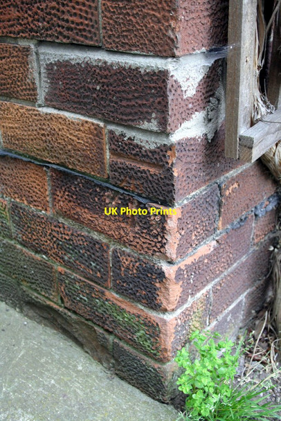 Photo 6"x4" Benchmark on 'Briarwood', #47 Crosby Road Northallerton c2012