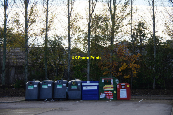 Photo 6"x4" Recycling station beside Lidl, Telford Street, Inverness Inverness c2012