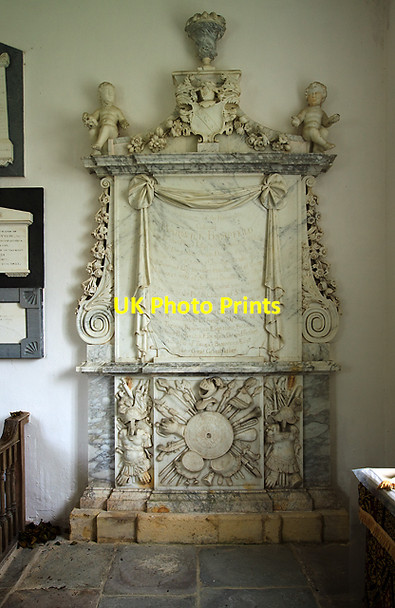 Photo 6"x4" St Mary's church, Hardington Bampfylde - Bampfylde monument Hardington c2012