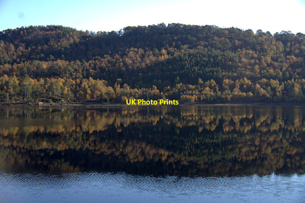 Photo 6"x4" Reflections on Loch Beinn a' Mheadhoin, Glen Affric Loch Carn na Glas-leitire c2012