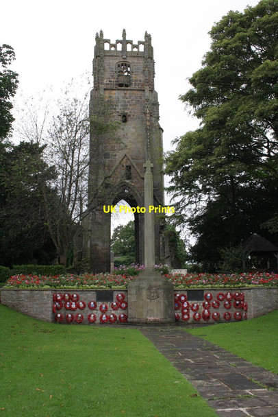 Photo 6"x4" Grey Friars Tower and war memorial Richmond\/NZ1701 c2012