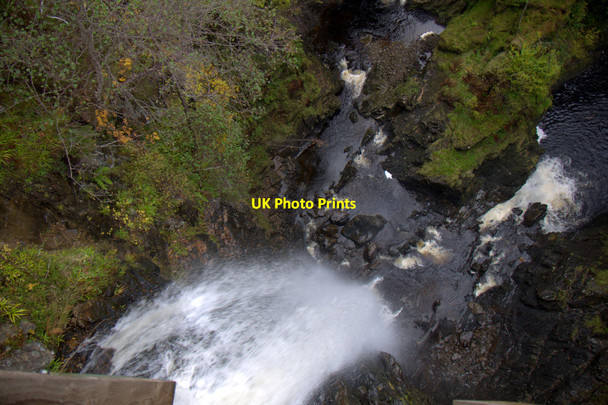 Photo 6"x4" Plodda Falls from above Abhainn Dheabhag c2012