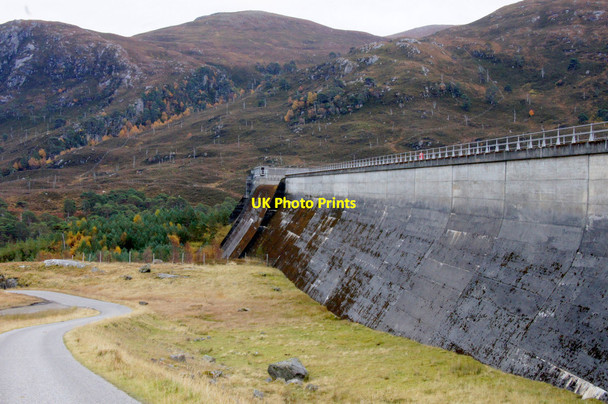 Photo 6"x4" Mullardoch Dam Loch a' Bh\u00e0na c2012