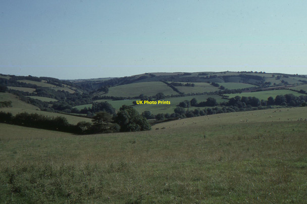 Photo 6"x4" View south from Blagdon Cross, Exmoor Cutcombe c1995