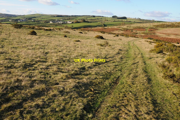 Photo 6"x4" Disgwylfa Hill and farmland Newchurch\/SO2150 c2012