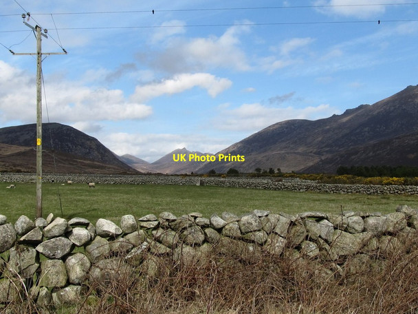 Photo 6"x4" View across intake land to the Silent Valley Attical c2011