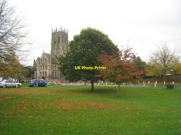 Photo 6"x4" Market Hill and St. Augustine's, Hedon Hedon c2012