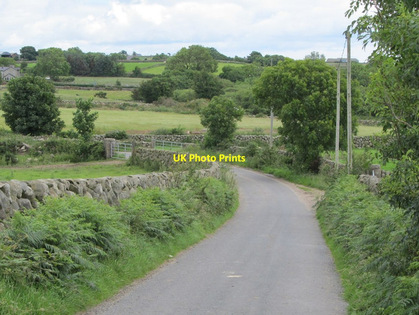 Photo 6"x4" Sharp bend in Brackenagh West Road  Ballymartin c2012