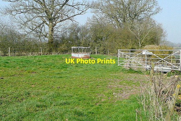 Photo 6"x4" Field corner at Acre Hill Farm Eynsham c2012