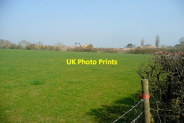 Photo 6"x4" Quarrying and landfill at City Farm Eynsham c2012