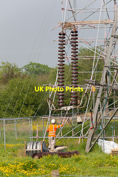 Photo 6"x4" 400 KV Line Refurbishment, Mayles Lane Knowle\/SU5609 c2012