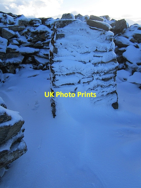 Photo 6"x4" Triangulation pillar, Carn Gorm Carn Gorm\/NH1350 c2012