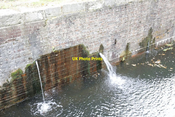 Photo 6"x4" Bit of a leak Pirbright Camp c2012