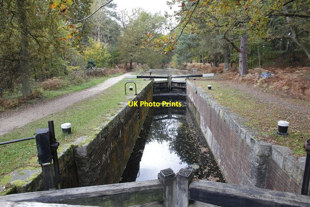 Photo 6"x4" Inside Lock 22 Pirbright Camp c2012