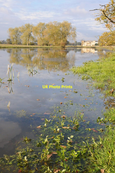 Photo 6"x4" Croome River and Croome Court Dunstall Common c2012