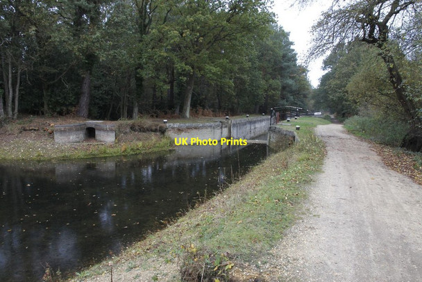 Photo 6"x4" Lock 24 entrance Pirbright Camp c2012