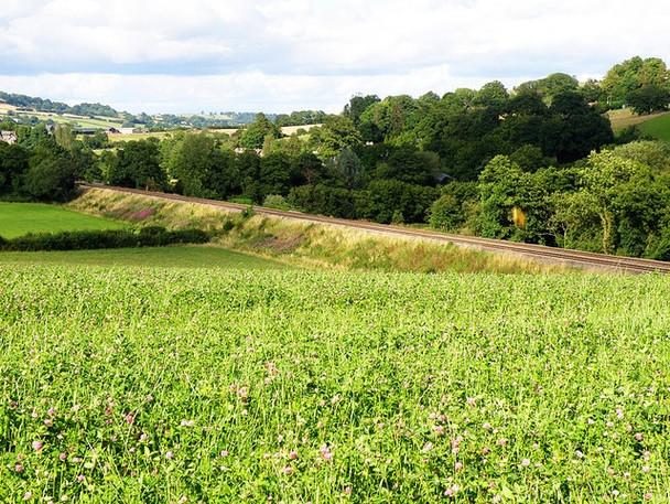 Photo 6"x4" The Marches Line Wern-Gifford c2008