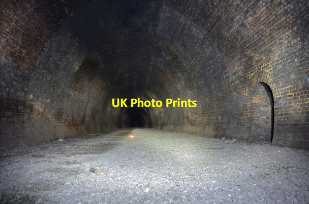 Photo 6"x4" Square Spinney Railway Tunnel Bushby c2012