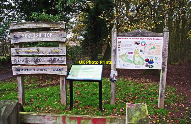 Photo 6"x4" Signs at Burlish Top Nature Reserve car park, Stourport-on-Severn Stourport-on-Severn c2011
