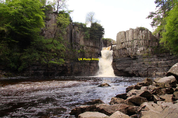 Photo 6"x4" High Force waterfall Ettersgill c2012 P1
