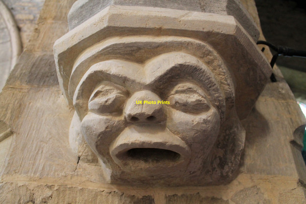 Photo 6"x4" Grotesque, St Wilfred's church, Honington Honington\/SK9443 c2012