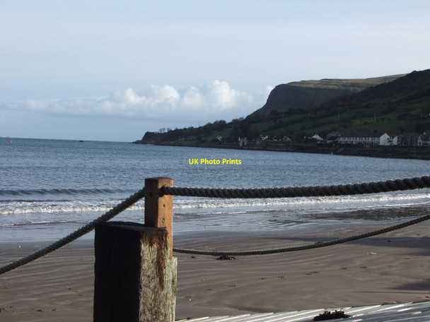 Photo 6"x4" Waterfoot beach Glenariff c2012