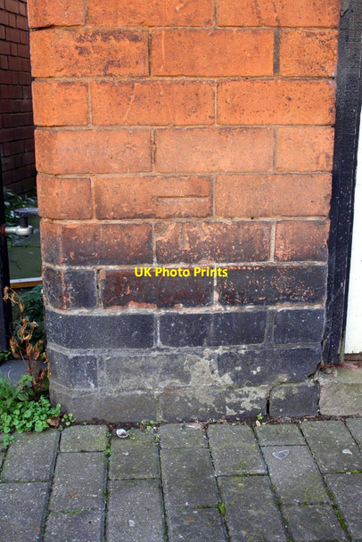 Photo 6"x4" Benchmark of wall pier at #51 Village Road Aston\/SP0889 c2012