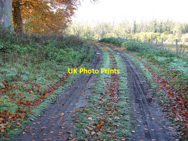 Photo 6"x4" Farm track skirting Fir Hill, Keswick Keswick\/TG2004 c2012