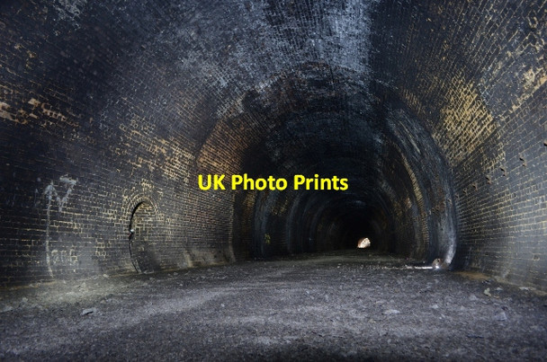 Photo 6"x4" Square Spinney Railway Tunnel Bushby c2012