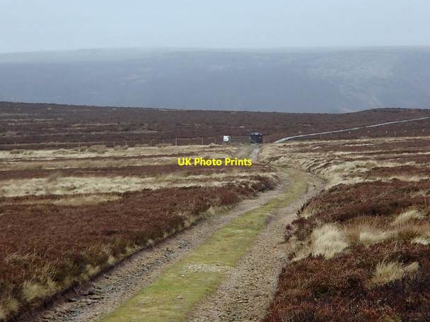 Photo 6"x4" Moorland track, Glossop Low Deepclough c2012