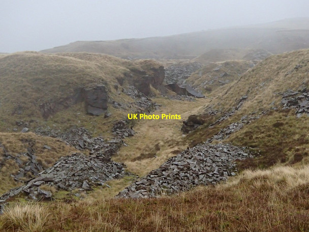 Photo 6"x4" Former quarry workings, Cock Hill Glossop c2012