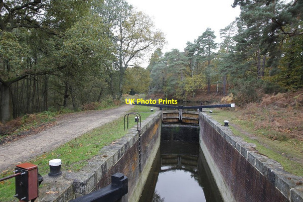 Photo 6"x4" Chamber in Lock 26 Pirbright Camp c2012