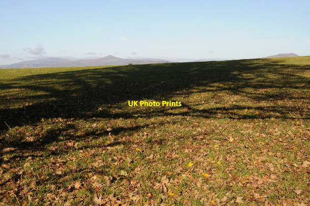 Photo 6"x4" View to the Black Mountains Bettws Newydd c2012