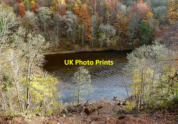 Photo 6"x4" The River Tweed near Old Melrose Bemersyde c2012