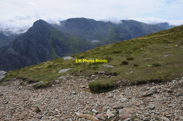 Photo 6"x4" Tryfan and the Glyders Pen yr Ole Wen c2012